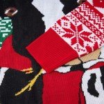 Ugly Christmas Sweater Mens Novelty Animal Milkly Cow Pattern Sweatshirt Jumper Long Sleeve Xmas Knit Tops for Festival Party Xmas Gift M