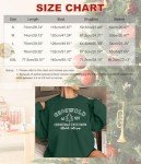 FASHGL Christmas Sweatshirt Xmas Embroidered Sweatshirts Womens Christmas Tree Farm Vacation Pullover Oversized Fall Top Green
