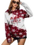 FAYALEQ Christmas Sweatshirt Women Christmas Believe Tree Shirt Xmas Vacation Graphic Casual Long Sleeve Pullover Tops Blouse