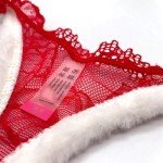 Christmas Sexy Thong Gifts Womens Naughty Slutty Underwear Bling Straps Panties T-Back Briefs Bikini Thongs G-Strings XL