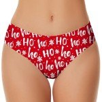 Aueyan Funny Christmas Underwear Womens Christmas Panties Red Holiday Underwear Ugly Christmas Costume Accessories Sexy Cute Christmas Vacation Underpants Printed Design L