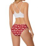 Aueyan Funny Christmas Underwear Womens Christmas Panties Red Holiday Underwear Ugly Christmas Costume Accessories Sexy Cute Christmas Vacation Underpants Printed Design L