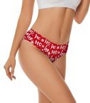 Aueyan Funny Christmas Underwear Womens Christmas Panties Red Holiday Underwear Ugly Christmas Costume Accessories Sexy Cute Christmas Vacation Underpants Printed Design L