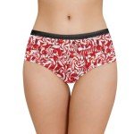 Belidome Christmas Candy Cane Womens Underwear Plus Size Sexy Bikini Briefs Underpants for Her/Wife