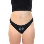 Dirty Girl Undies All You Can Eat Women's High Rise Sexy Thong, Dirty Undies! (Medium) Black