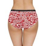 Belidome Christmas Candy Cane Womens Underwear Plus Size Sexy Bikini Briefs Underpants for Her/Wife
