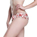 JHKKU Women's Seamless Underwear Christmas Gnomes No Show Panties Soft Stretch Briefs M