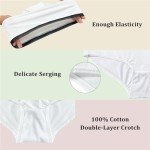 Belidome Christmas Candy Cane Womens Underwear Plus Size Sexy Bikini Briefs Underpants for Her/Wife