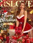 RSLOVE Sexy Christmas Lingerie For Women Santa Babydoll Chemise Red Costume with 4PCS Garters Belt Red S