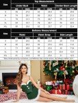 Avidlove Christmas Lingerie Set V Neck Sexy Santa Lingerie for Women Velvet Woman Christmas Costumes lingerie Outfits Green M