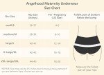 Angelhood 6 Pack Womens Cotton Maternity Underwear,Healthy Maternity Pregnancy Panties Postpartum Mother Under Bump Underwear