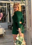 Dark Green Velvet Long Sleeve Bodycon Mini Dress