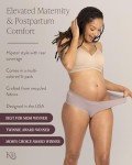 Kindred Bravely Women's Sustainable Hipster Panty 5 Pack | Comfortable Maternity & Postpartum Underwear (Assorted, Medium/Large)