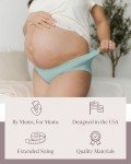 Kindred Bravely Women's Sustainable Hipster Panty 5 Pack | Comfortable Maternity & Postpartum Underwear (Assorted, Medium/Large)