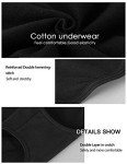 UMMISS Womens Panties, Soft Cotton Solid High Waist Tummy Control Breathable Underwear Brief,Multi,L