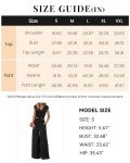 PRETTYGARDEN Women's Black Summer 2-Piece Outfit Set