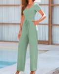 Chic Women's Two-Piece Bodysuit and Pants Set