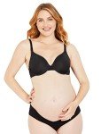 Motherhood Maternity Women's Maternity Lightly Lined Full Coverage Nursing Bra, Black , 36DDD