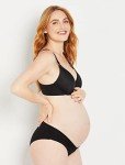 Motherhood Maternity Women's Maternity Lightly Lined Full Coverage Nursing Bra, Black , 36DDD