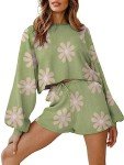 Ekouaer Women’s Floral Knit Pajama Set