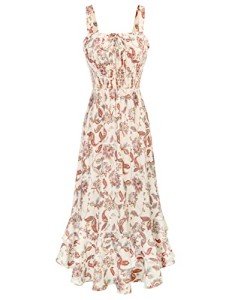 Grace Karin Women's Summer Floral Boho Maxi Dress
