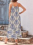 Dokotoo Women's Boho Summer Maxi Dress - Sky Blue
