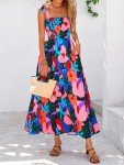 Floral Sleeveless Maxi Dress for Women