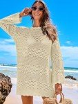ANRABESS Women's Crochet Swim Cover Up Dress