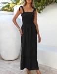 ZESICA Women's Summer Boho Ruffle Maxi Dress