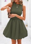 Prettygarden Casual Sleeveless Mini Dress with Pockets