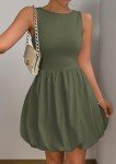 Prettygarden Casual Sleeveless Mini Dress with Pockets