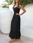 ZESICA Women's Summer Boho Ruffle Maxi Dress