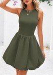 Prettygarden Casual Sleeveless Mini Dress with Pockets