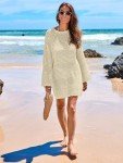 ANRABESS Women's Crochet Swim Cover Up Dress
