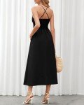 BTFBM Women's Summer Maxi Dress with Pockets