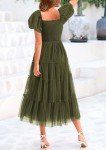 PRETTYGARDEN Women's Tulle Midi Dress for Parties