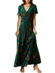 Elegant Women's Velvet Maxi Dress for Weddings