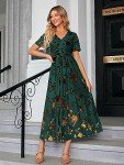 Elegant Women's Velvet Maxi Dress for Weddings