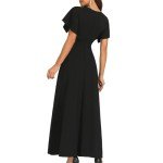 Elegant Black Long Formal Dress for Women