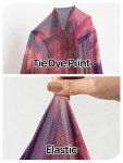 Plum Tie Dye Bodycon Maxi Dress for Women