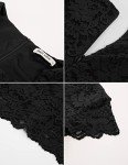 Grace Karin Elegant Black Lace Wedding Guest Dress