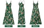 Floral Midi Satin Slip Dress with Tie Front
