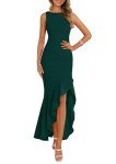 PrettyGarden Women's Sleeveless Ruffle Maxi Dress