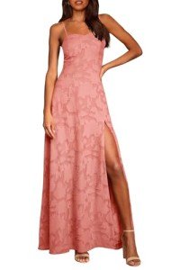 Floral Sleeveless Maxi Dress for Wedding Guests