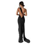 Elegant Backless Bodycon Maxi Dress for Women