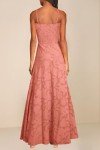 Floral Sleeveless Maxi Dress for Wedding Guests