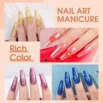 35-Color Gel Nail Polish Kit with UV Light