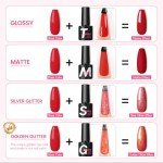 35-Color Gel Nail Polish Kit with UV Light