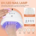 35-Color Gel Nail Polish Kit with UV Light
