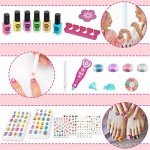 Fun Nail Polish Set for Girls with Dryer